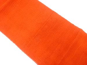 未使用品　絽紗よろけ横段模様織出し名古屋帯